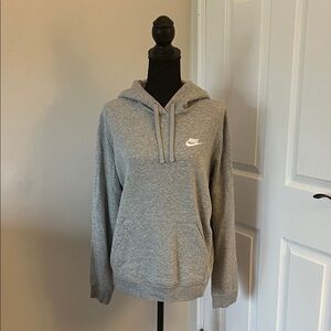 Nike Women's Heather Gray Crewneck Hoodie Sweatshirt, size large